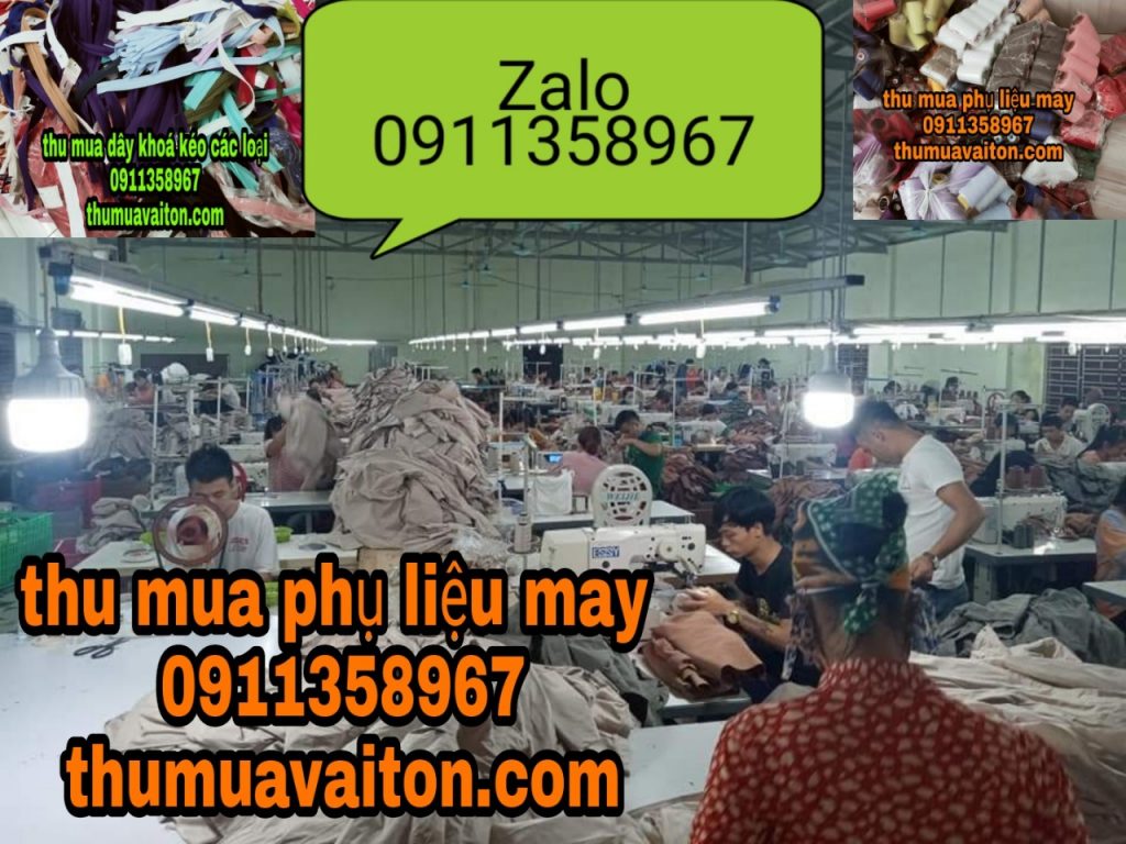thu mua phụ liệu ngành may