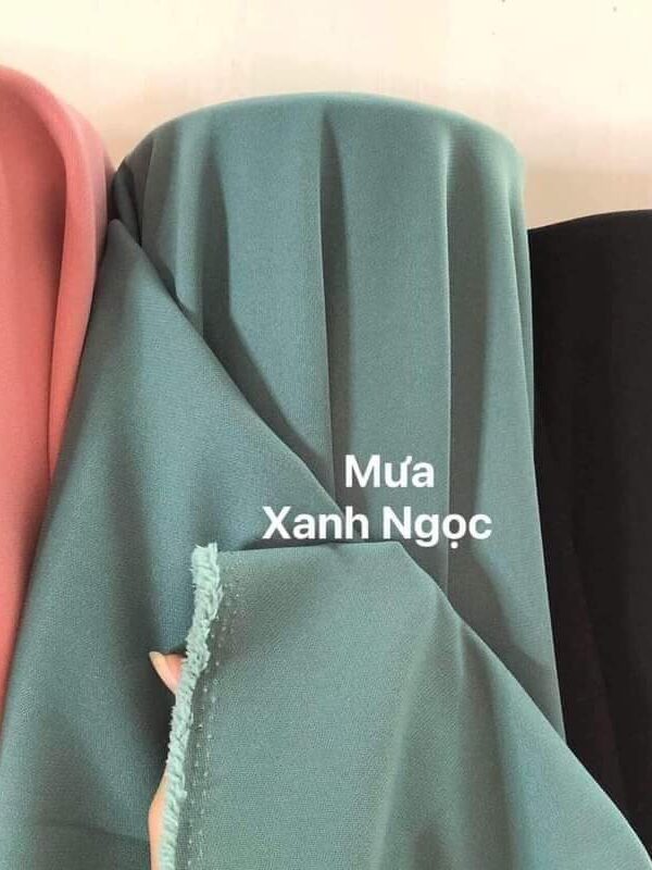 vải tuyết mưa ứng dụng để may vest nữa