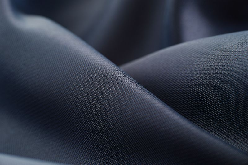 Vải polyester màu xanh đen đồng phục
