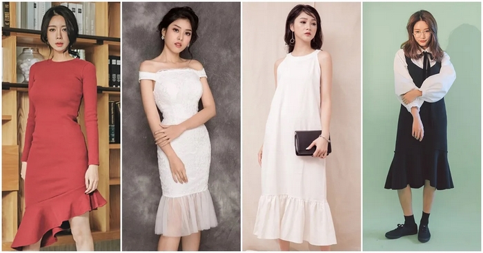 Người lùn nên mặc gì đi đám cưới? Các mẫu váy đuôi cá là gợi ý tốt giúp tổng thể vóc dáng thanh thoát hơn